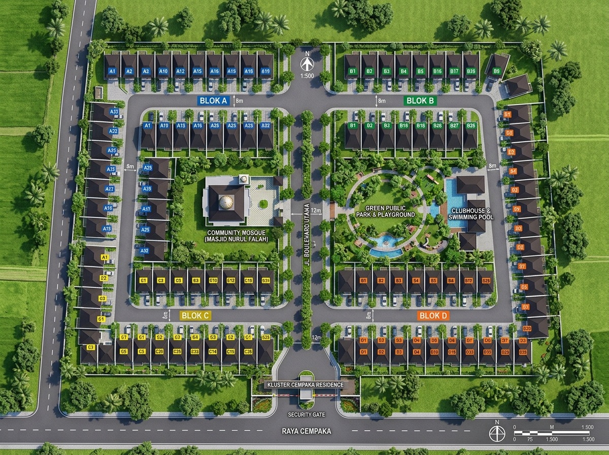 Maket Masterplan 3D